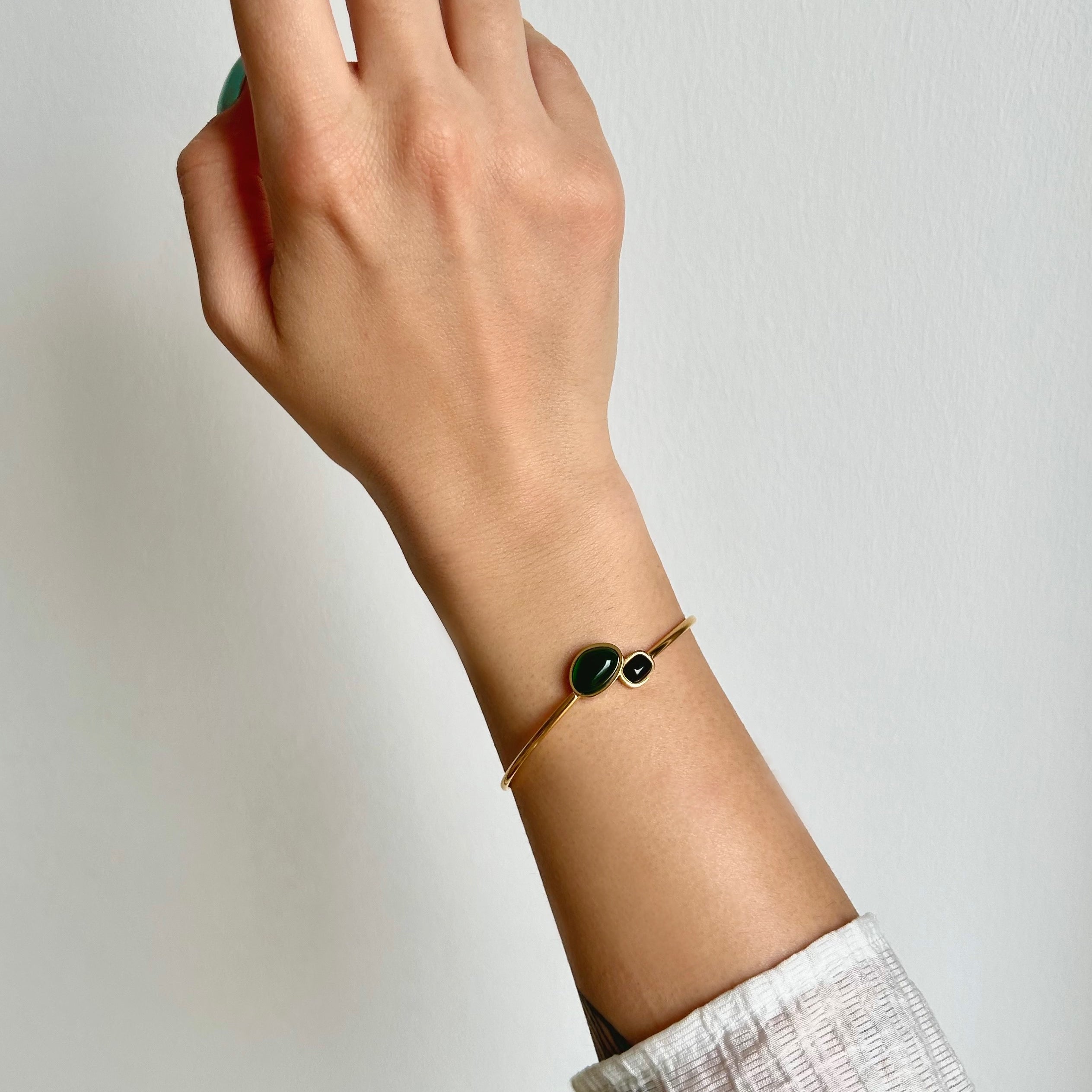 stacking gold bangle bracelet