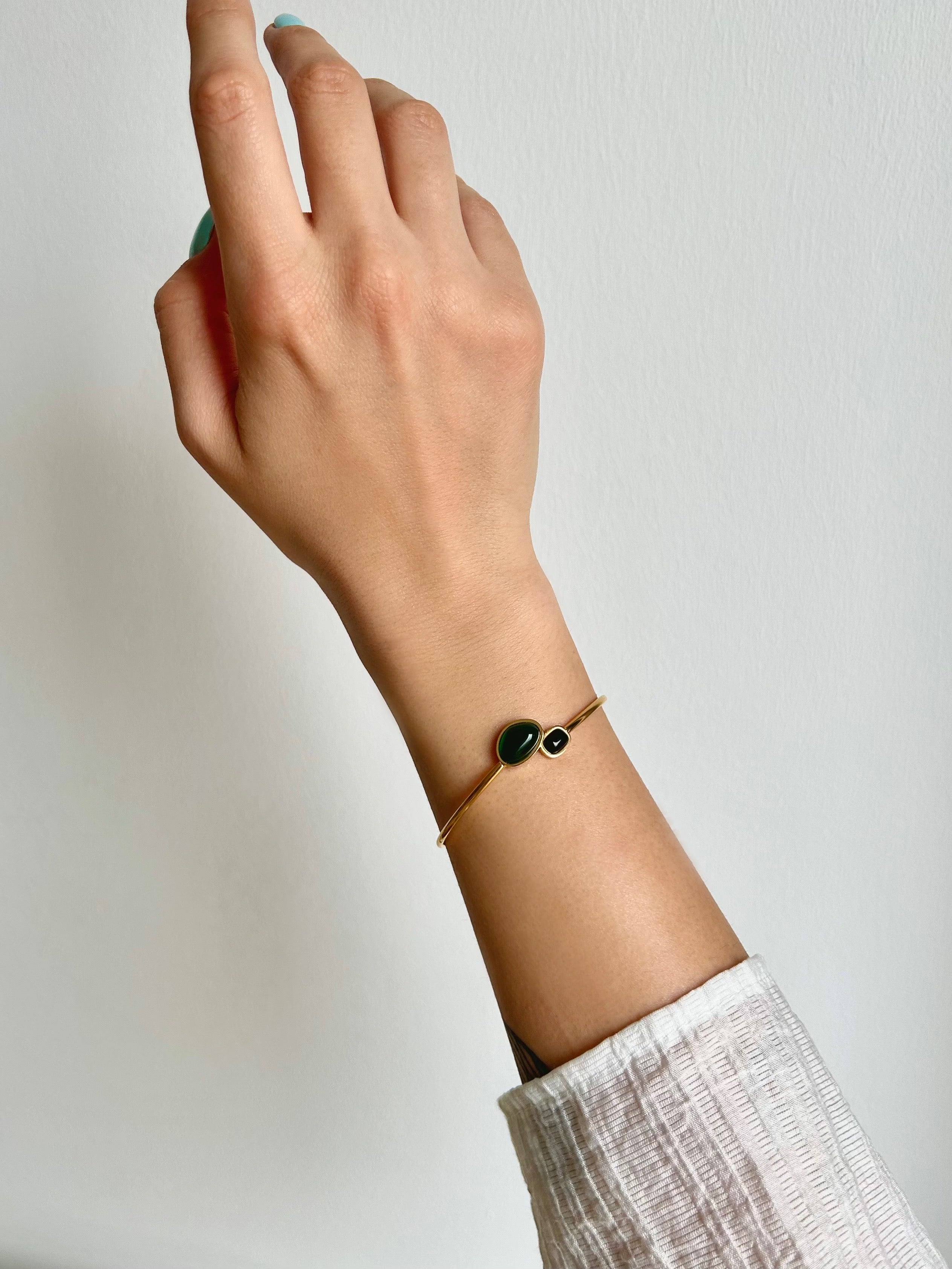 stacking gold bangle bracelet