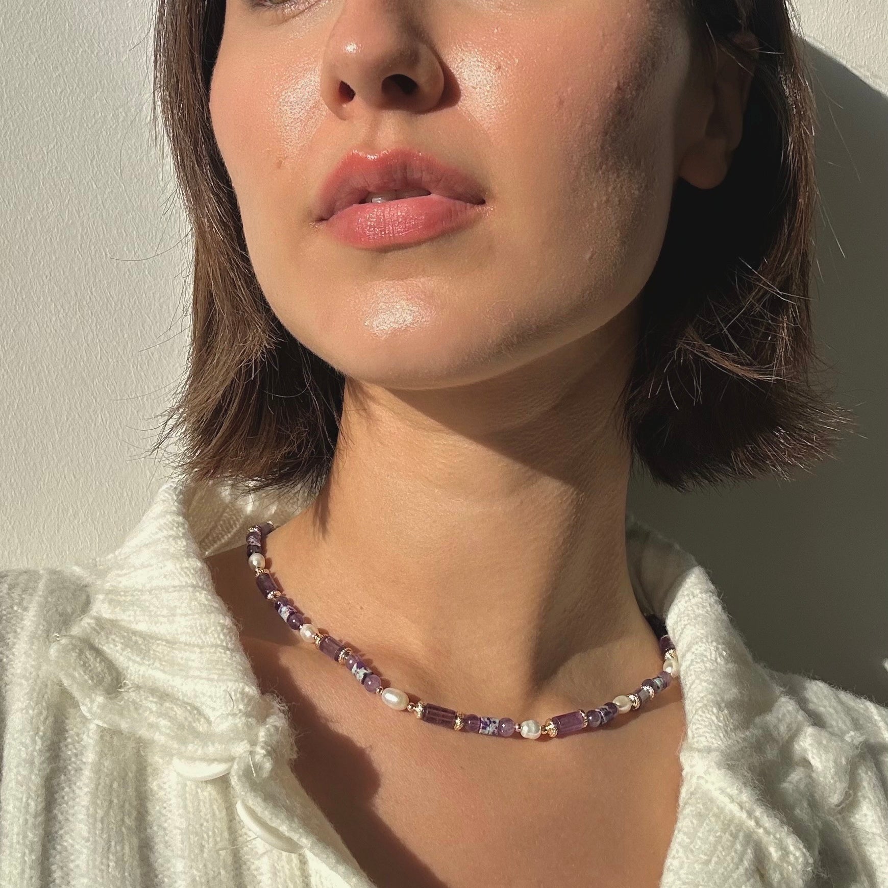 beaded summer necklace waterproof antitarnish