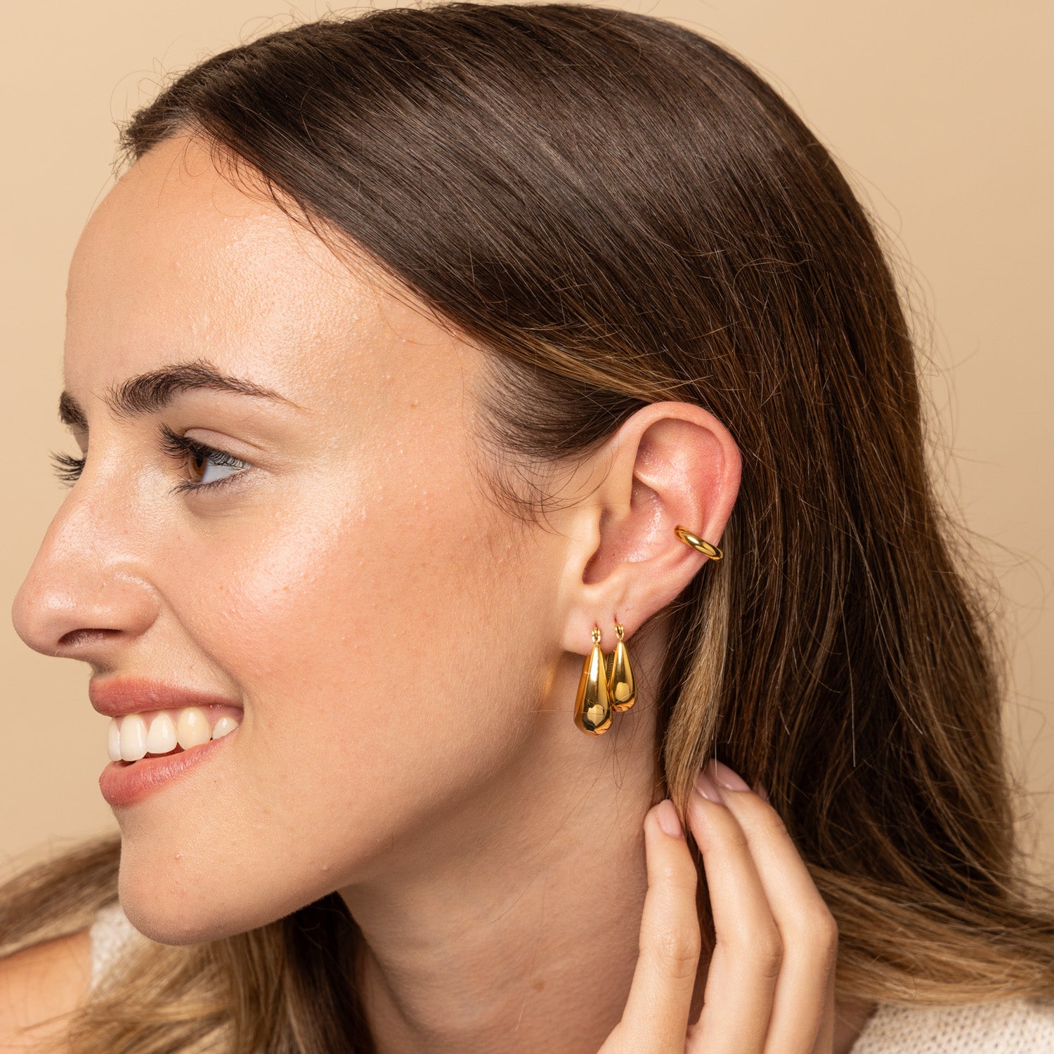 gold ear stacking