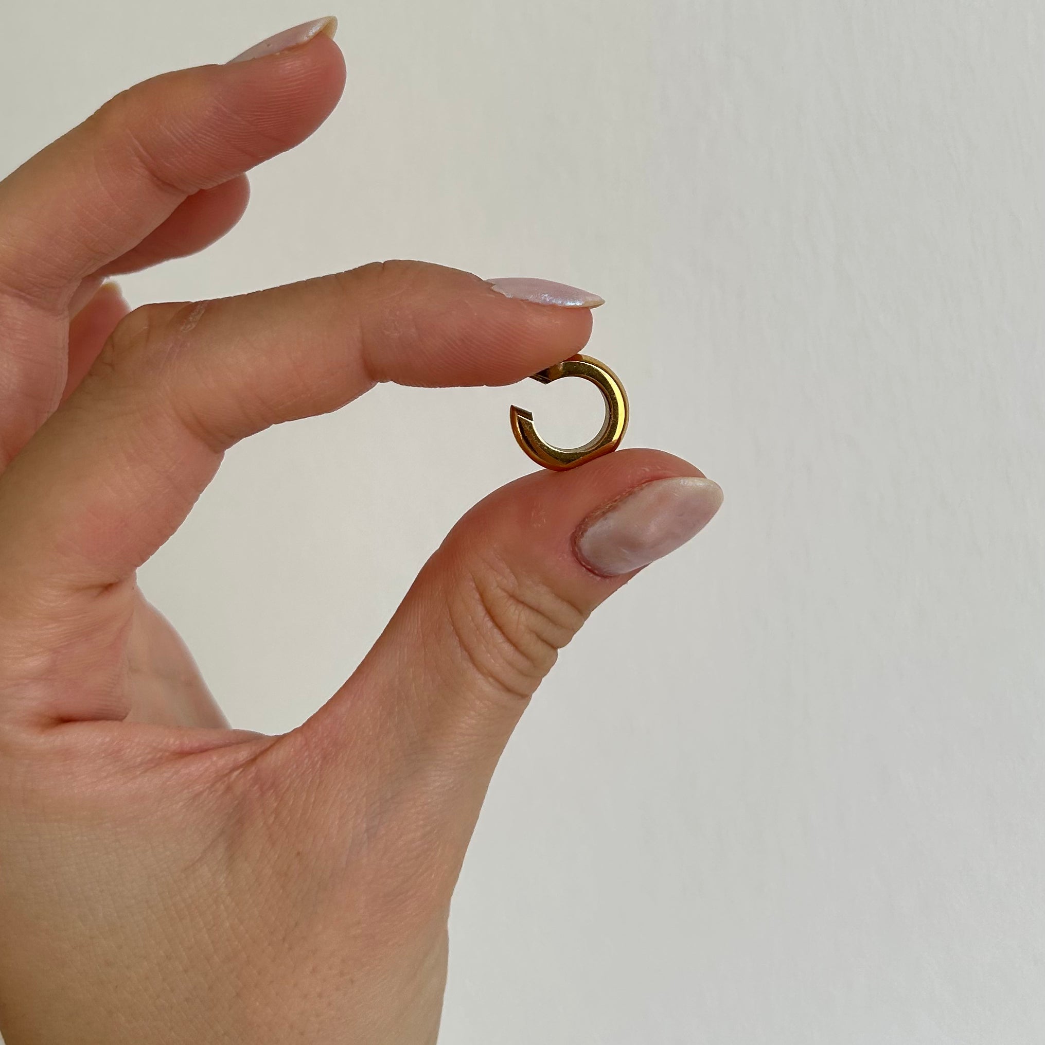 simplistic gold ear cuffs for ear stacking