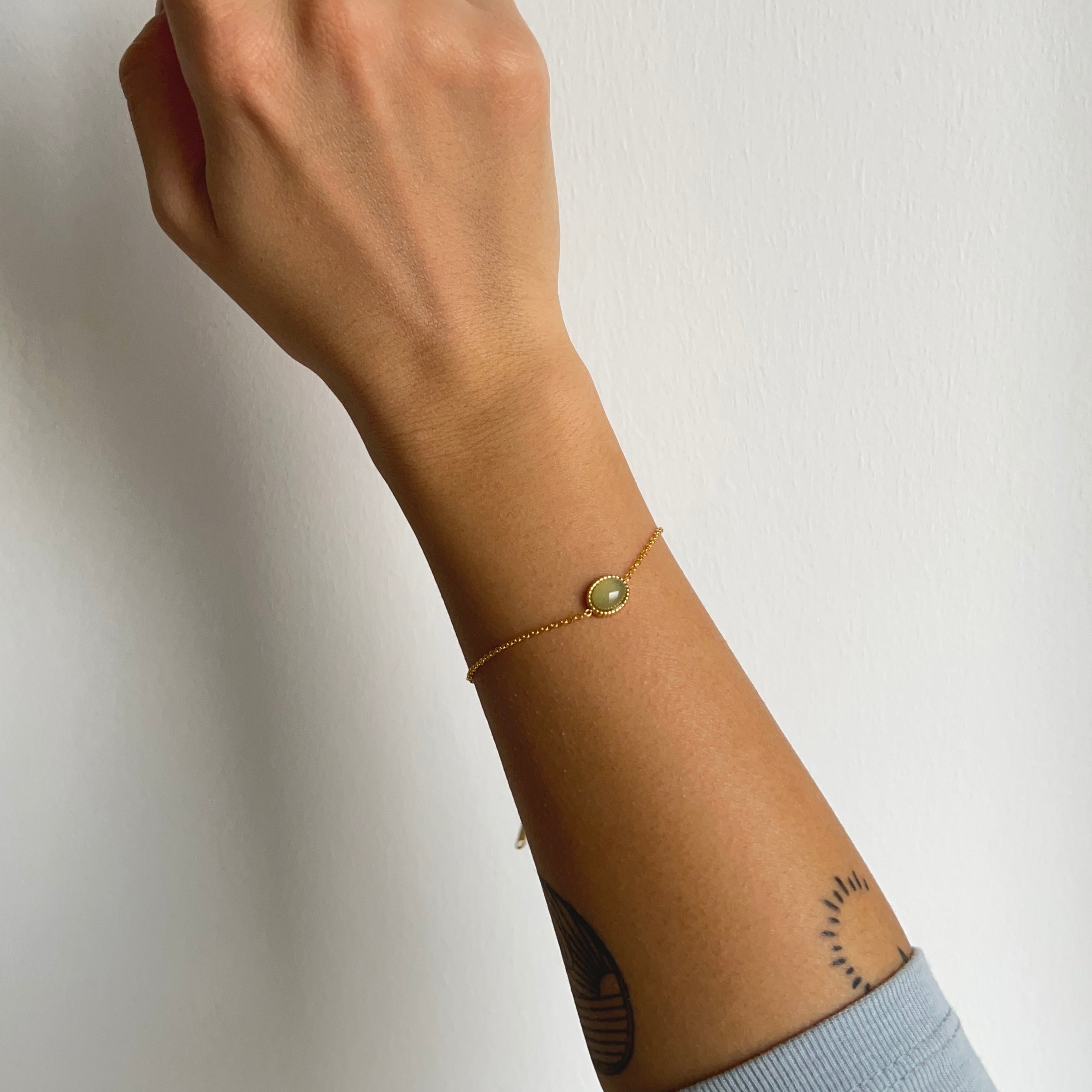 waterproof gold thin bracelet