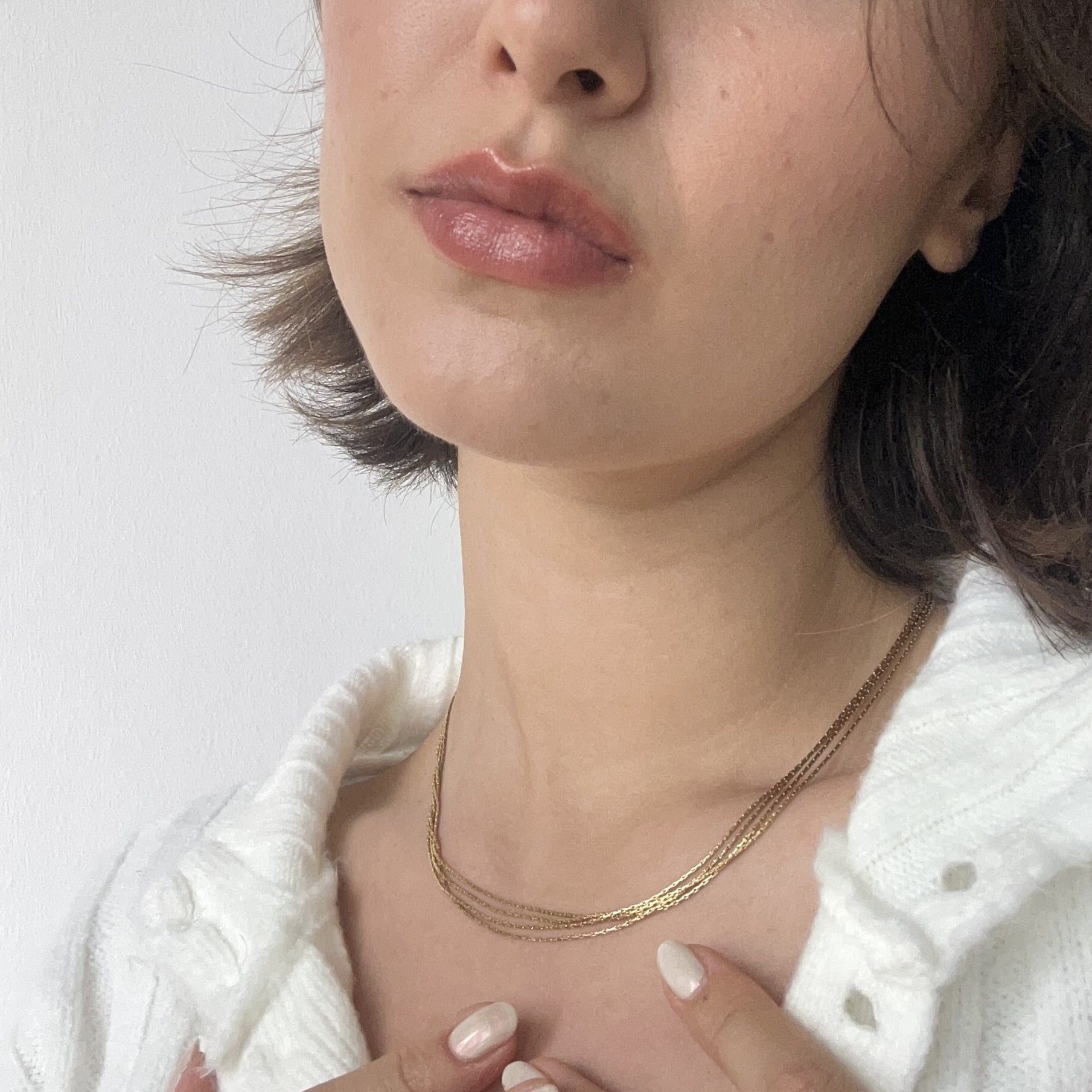 waterproof gold necklace