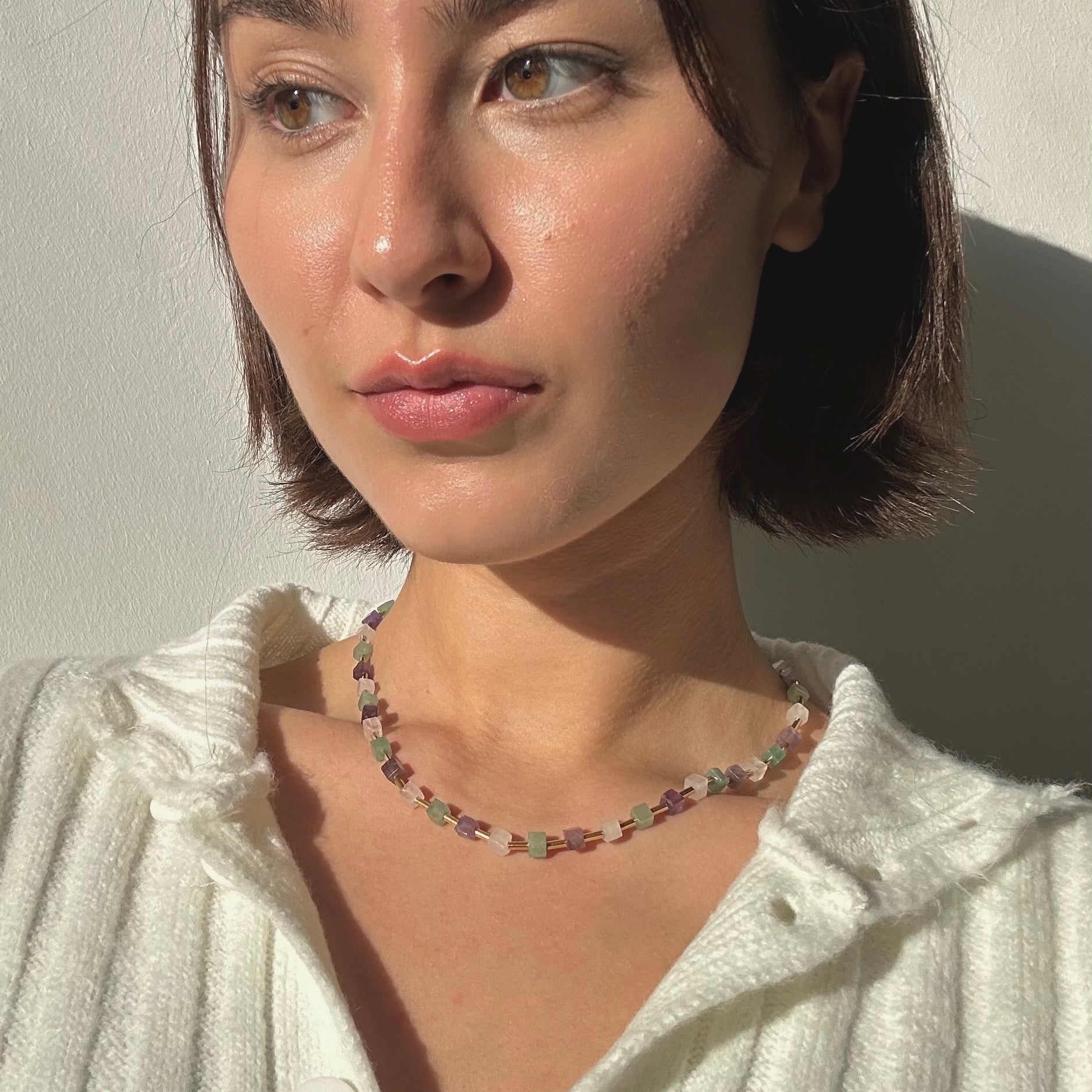 waterproof summer beaded necklace