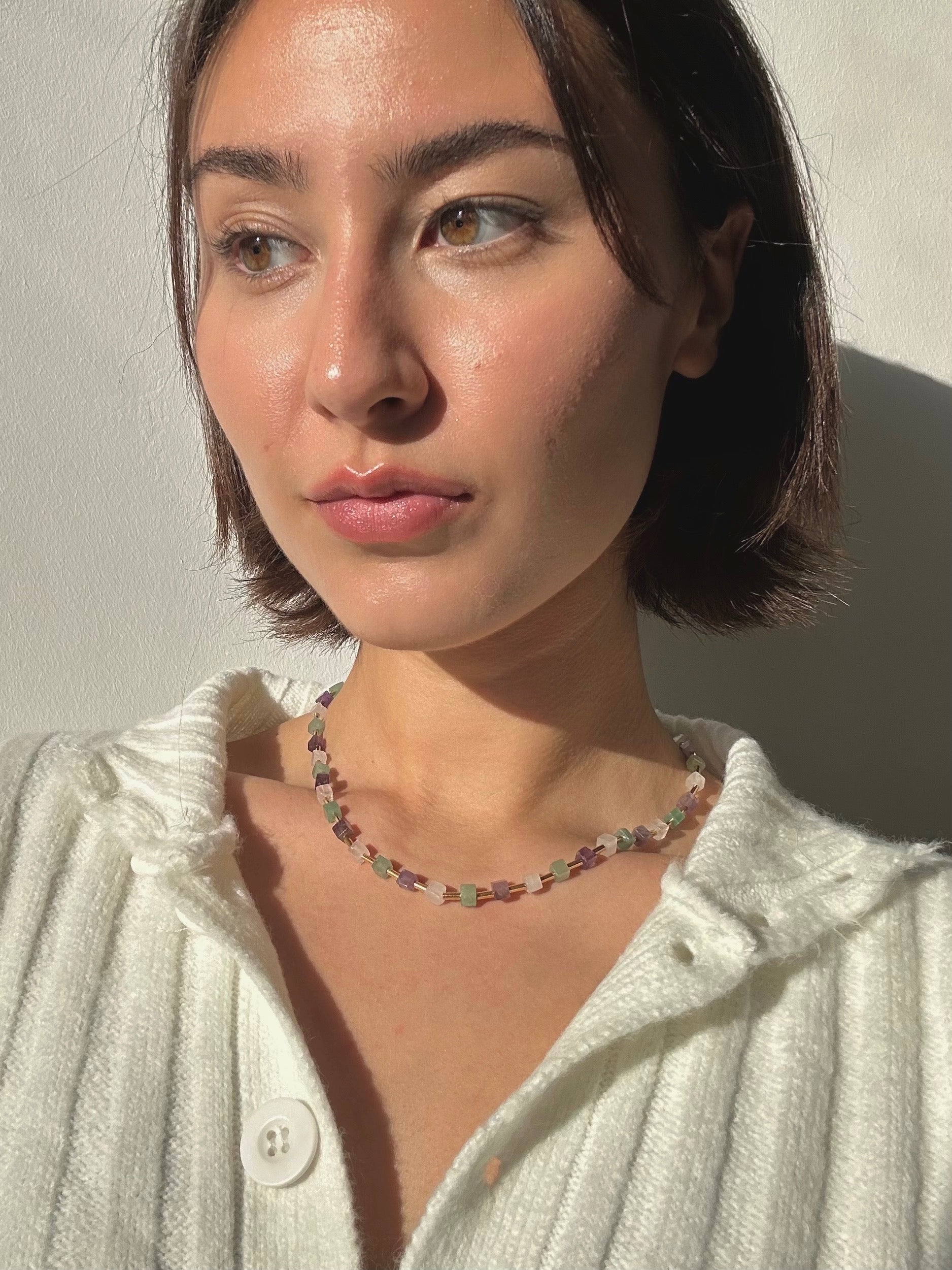 waterproof summer beaded necklace