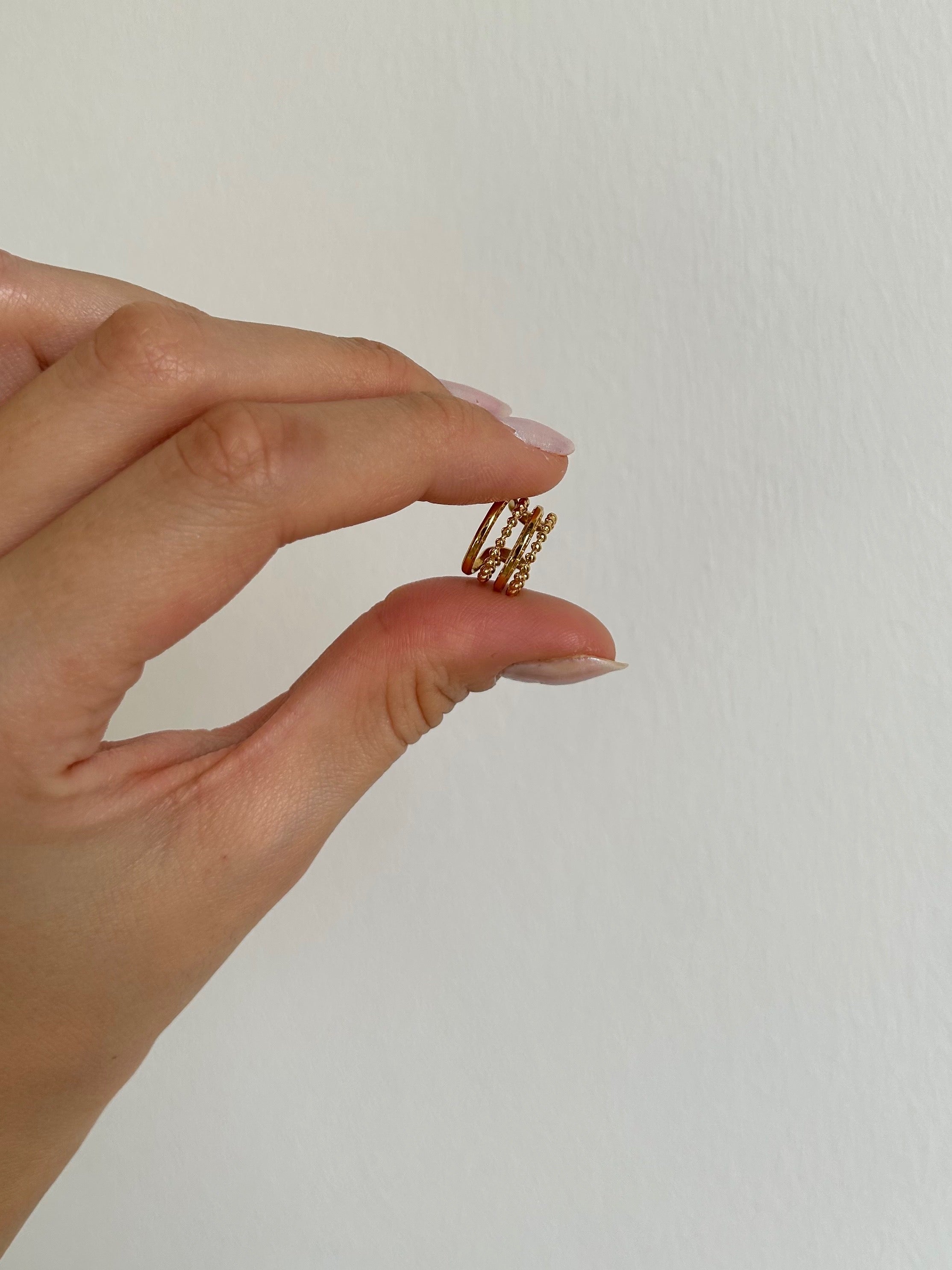 gold clip on hoop earrings