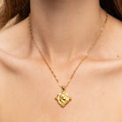 gold coin pendant necklace