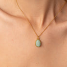 jade long pendant necklace