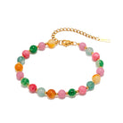 multi colour gemstone bracelet