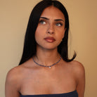 blue aventurine gemstone necklace