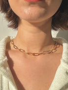 gold waterproof chain necklace