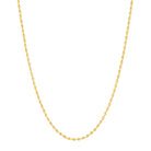 Gold Bead Chain Necklace – dainty bead-link chain in waterproof anti-tarnish stainless steel, subtle sparkle for everyday layering or solo wear.