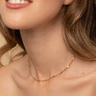 dainty waterproof anti-tarnish chain necklace