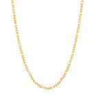 3mm Silver Figaro Chain Necklace – waterproof anti-tarnish stainless steel jewellery, classic layering chain.