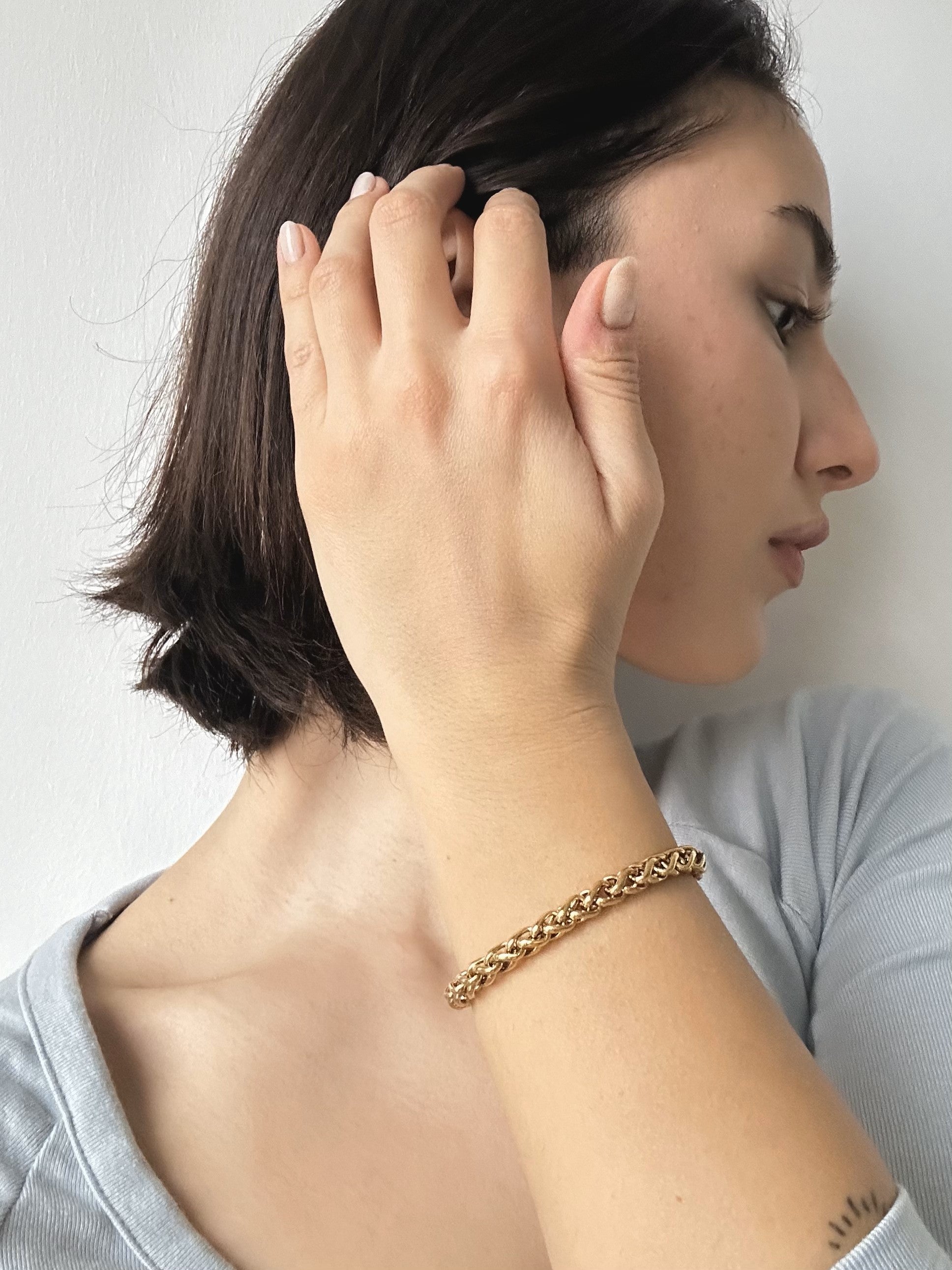 waterproof gold chain bracelet