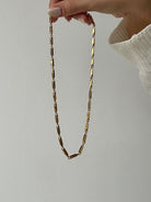 gold chunky chain necklace for summer