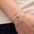 silver layering bracelets