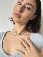 crystal choker necklace