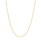 gold  waterproof minimal layering chain necklace